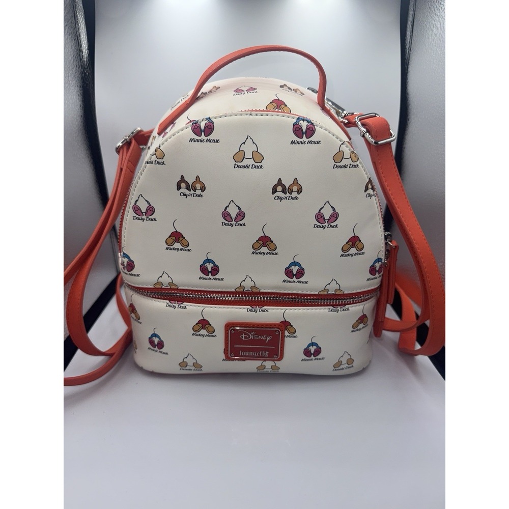 Loungefly Disney Mickey &‎ Friends Bottoms Mini Backpack Crossbody Bag Purse